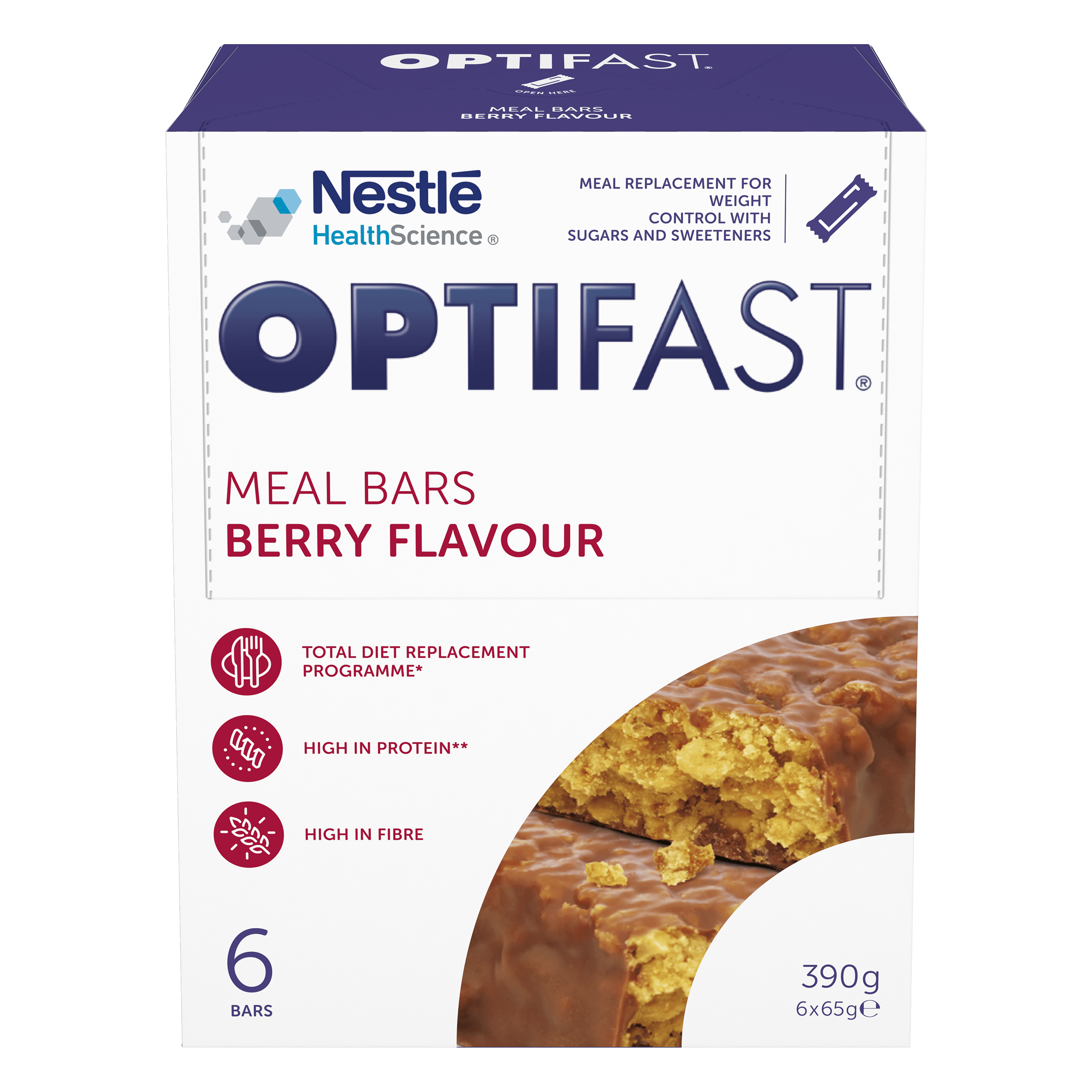 Optifast Meal Bars Berry Flavour box 
