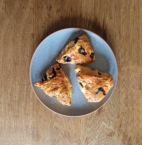 Lemon and Blueberry Scones