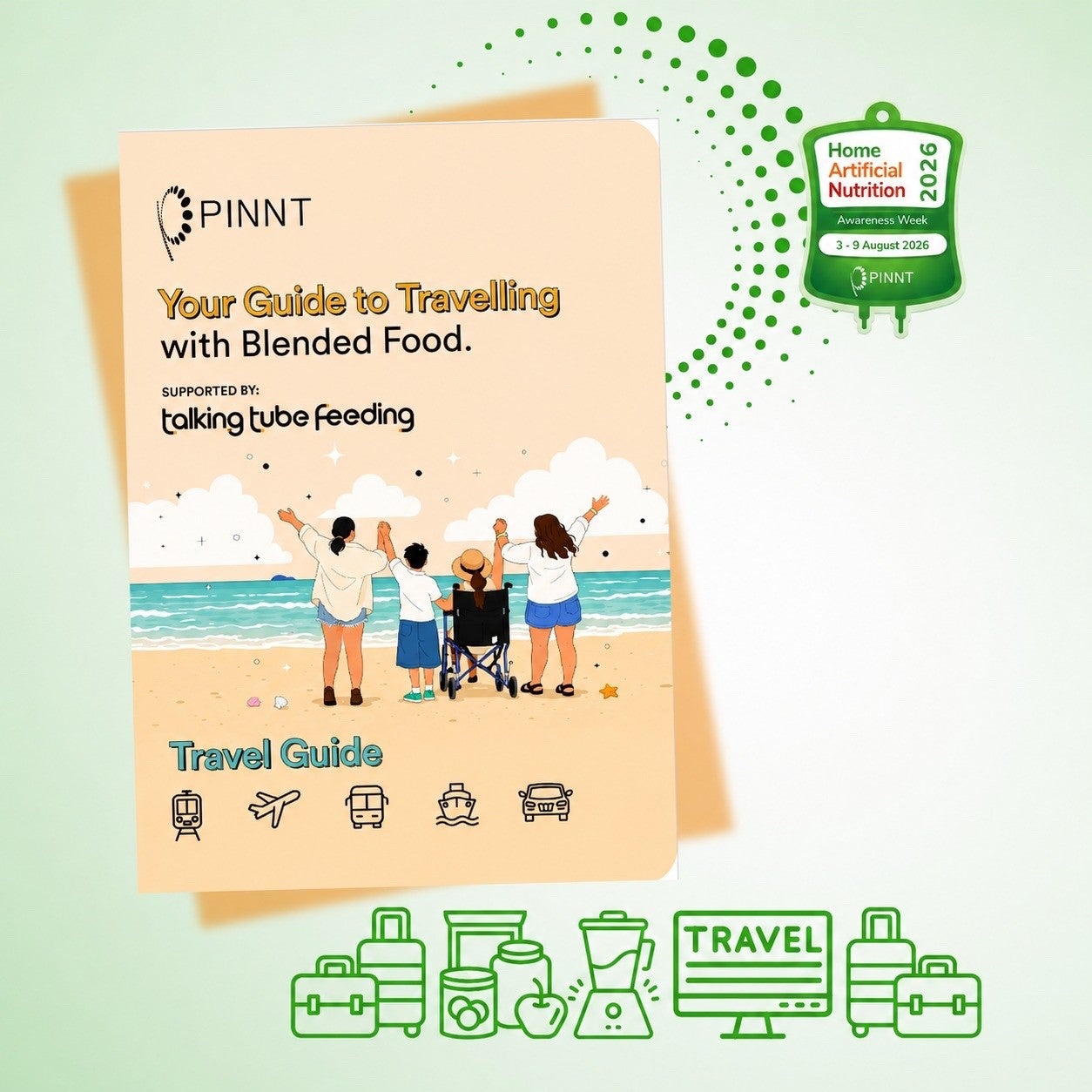 Travelling with a blended diet