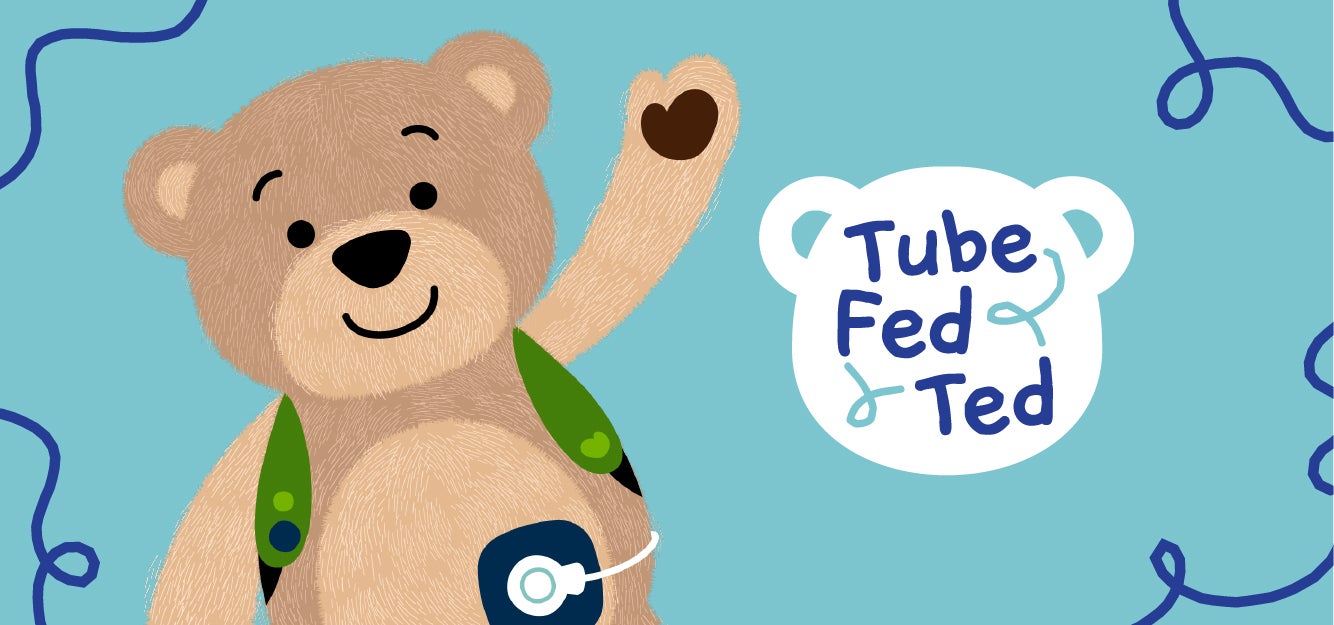The Tube Fed Ted - New Mascot of Talking Tube Feeding