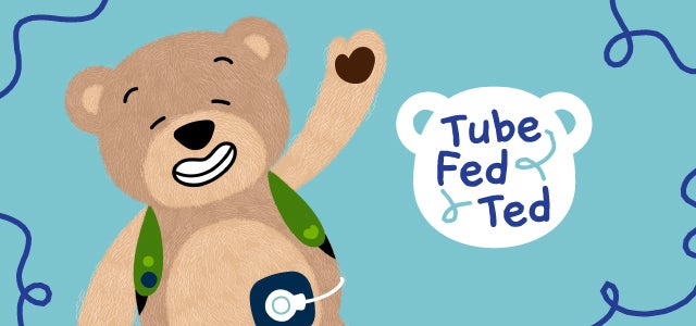 The Tube Fed Ted - New Mascot of Talking Tube Feeding
