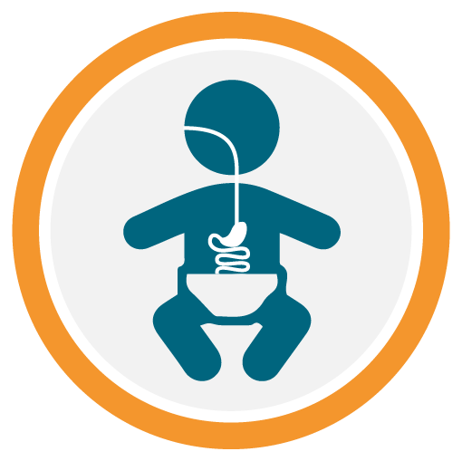 baby digestion icon