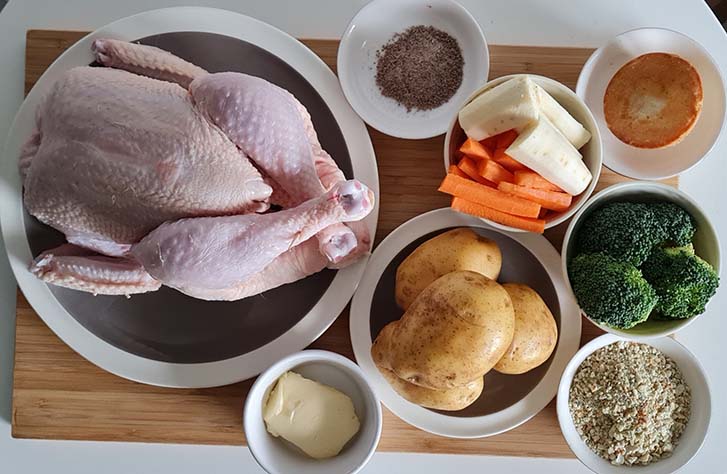 Sunday Roast ingredients